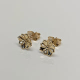 Floral Studs - 9ct Yellow Gold