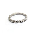 Platinum Rope Ring