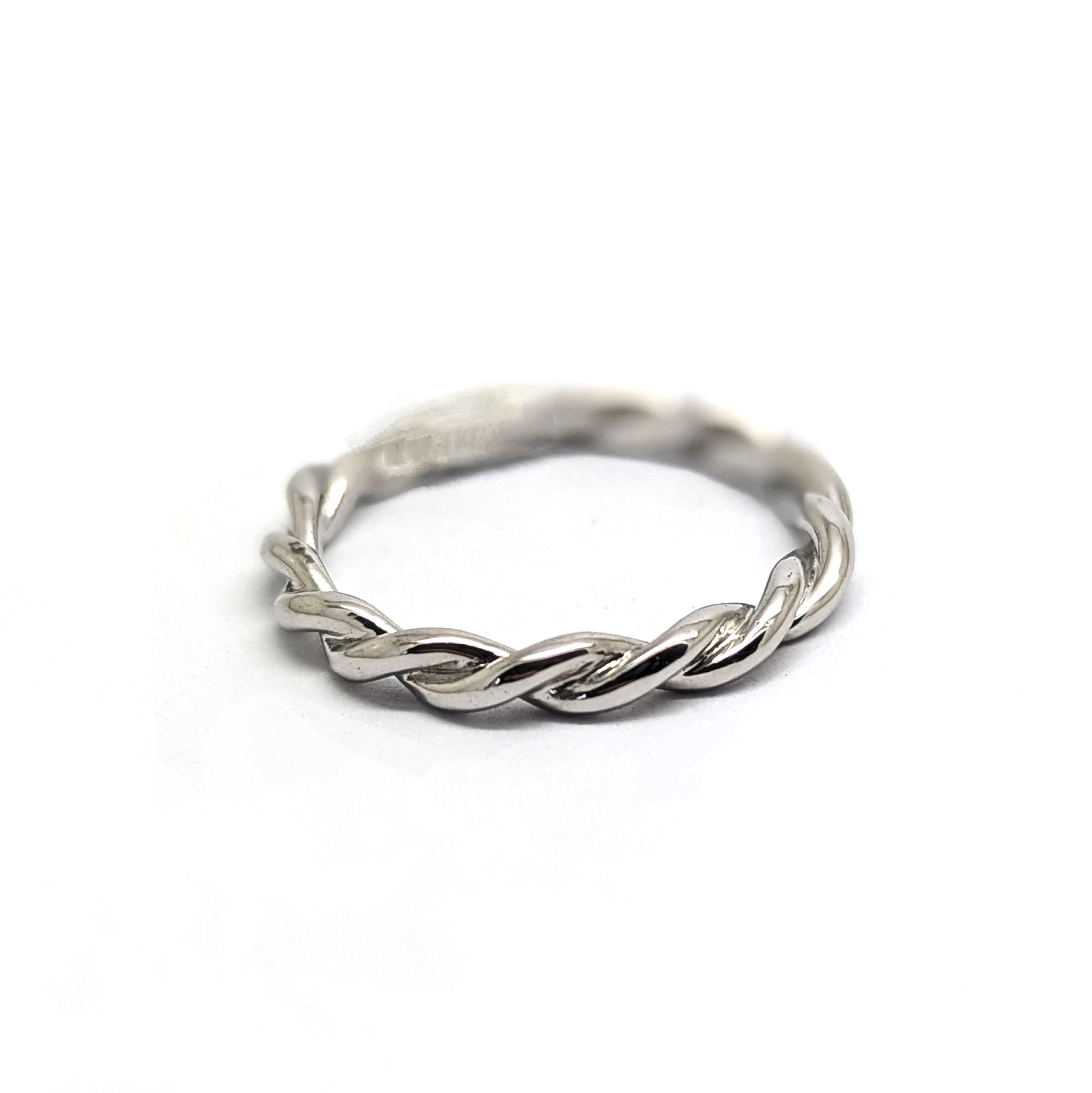 Platinum Rope Ring