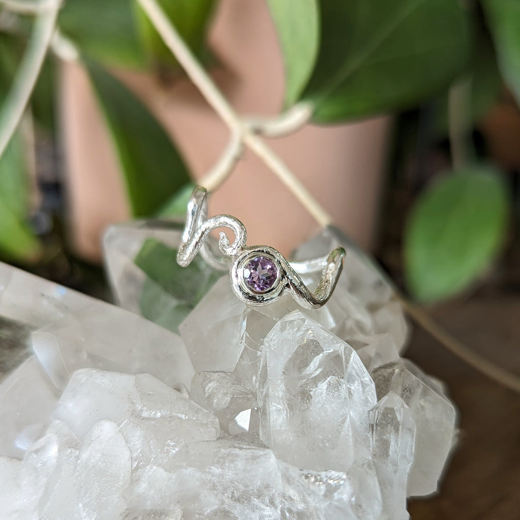 Kirra-Lea -  Sterling Silver Grape Vine Ring