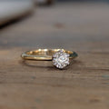 Second Empire Floral Paisley Ring - Diamond