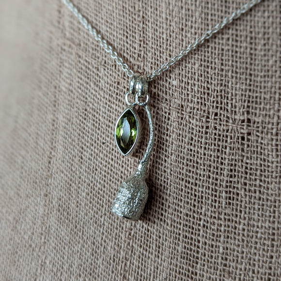 Kirra-Lea - Gumnut Necklace with peridot charm