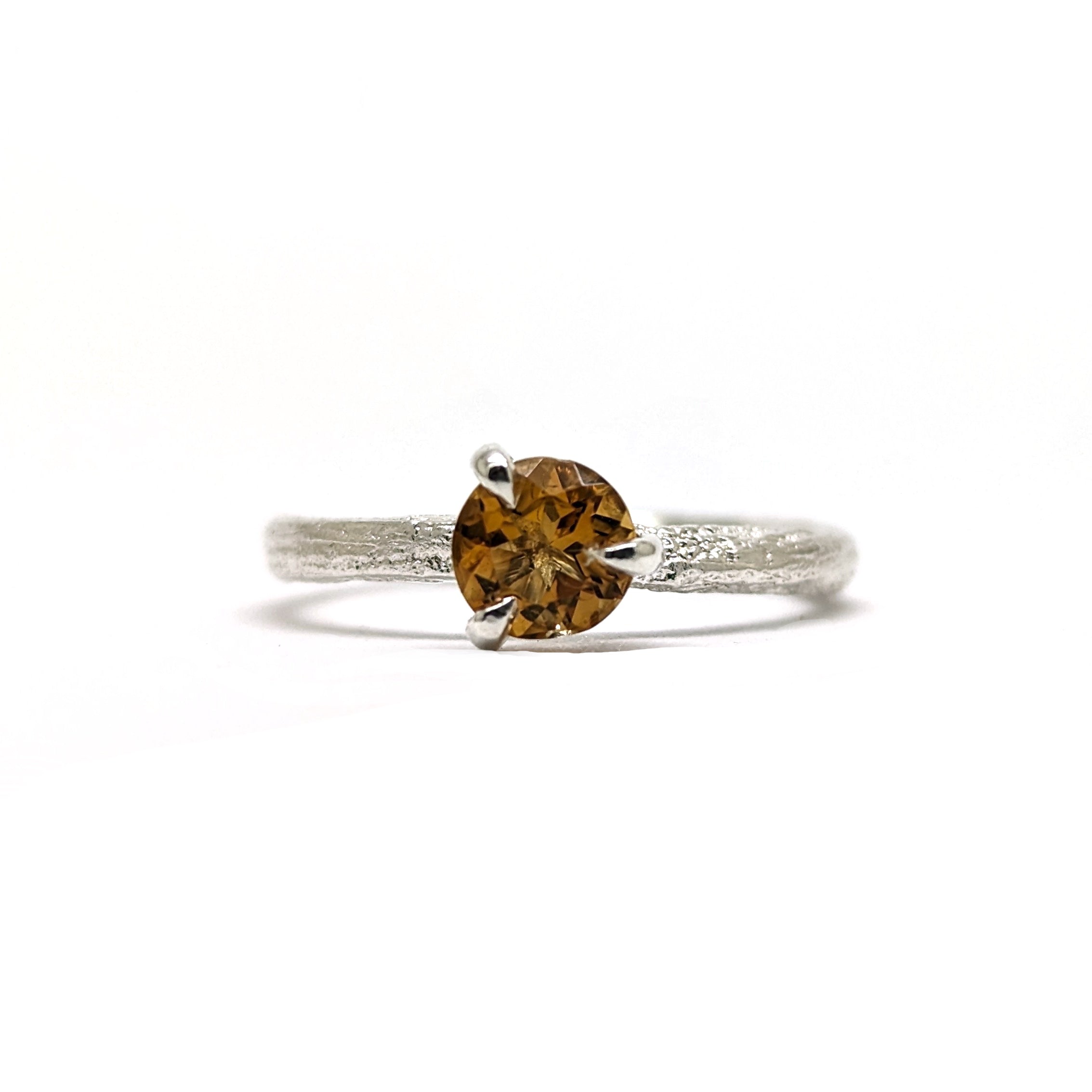Kirra-Lea -  Sterling Silver angel hair vine twig ring