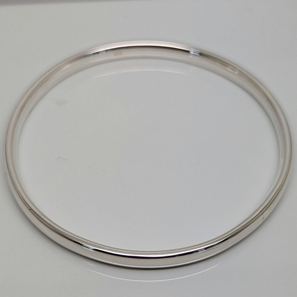 Solid Sterling Silver Comfort Fit Bangle
