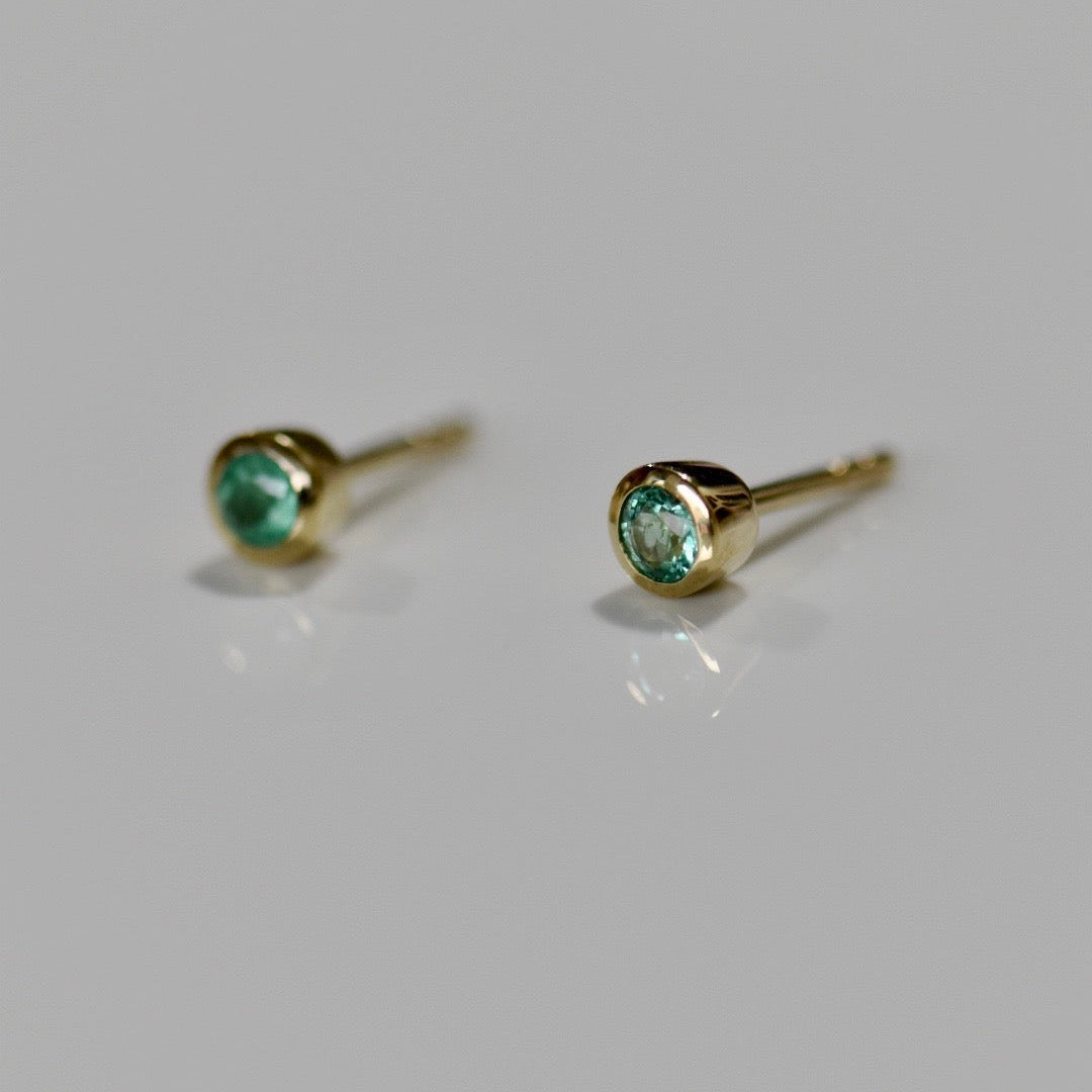Emerald Studs