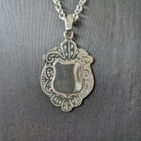 Shield Necklace - Sterling Silver