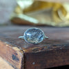 Oval Tourmalinated Quartz Ring