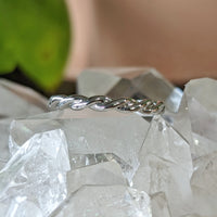 Platinum Rope Ring