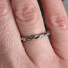 Platinum Rope Ring