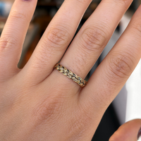 Double Plait Ring - 9ct Yellow Gold