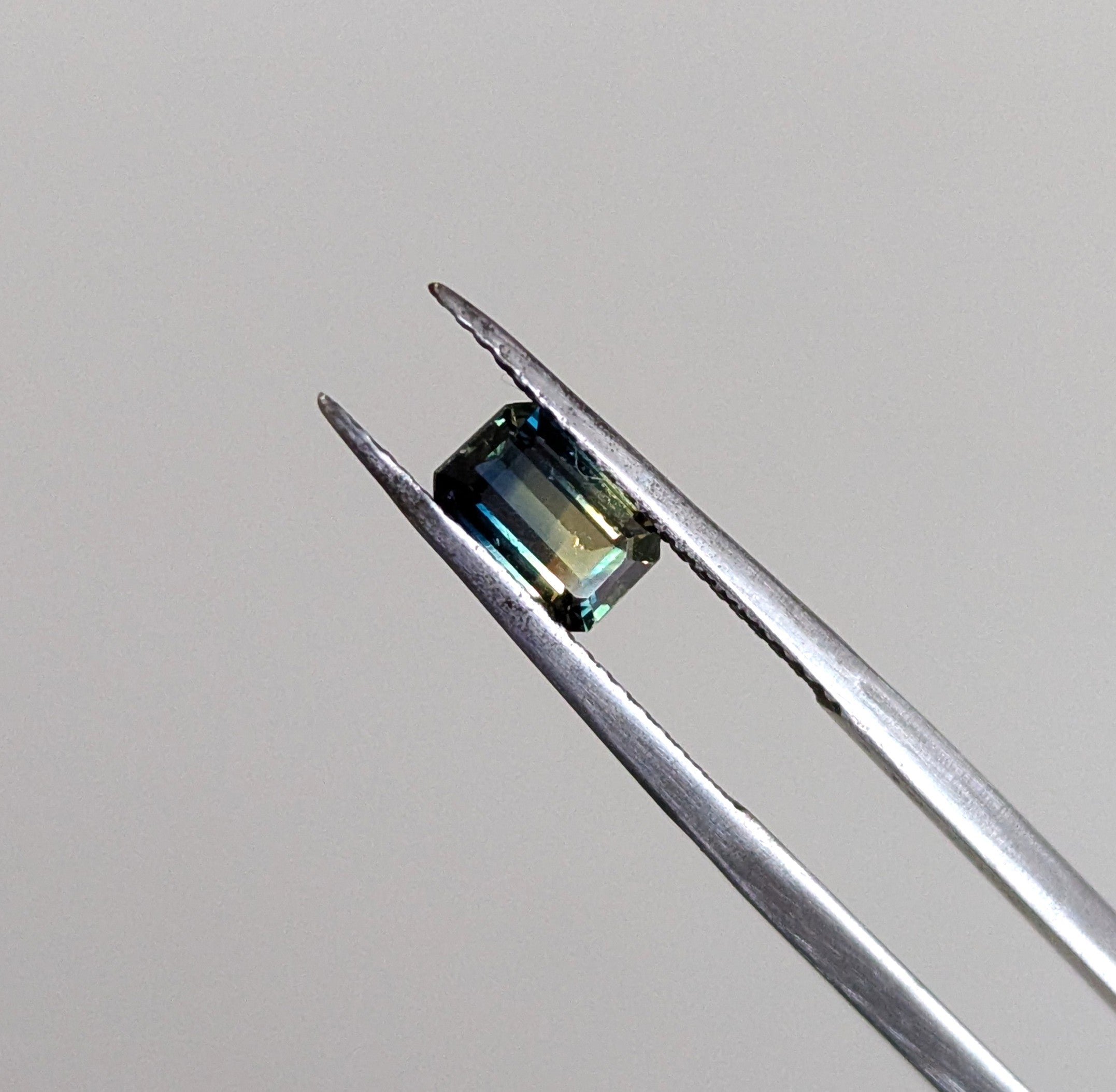 0.80ct Sapphire - Emerald Cut Australian Parti Sapphire