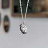 ANT HAT - Anatomical Heart necklace with Blue Sapphire