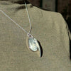 Kirra-Lea - Dendric Quartz and Feather Pendant