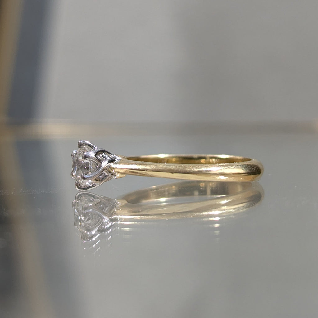 Second Empire Floral Paisley Ring - Diamond
