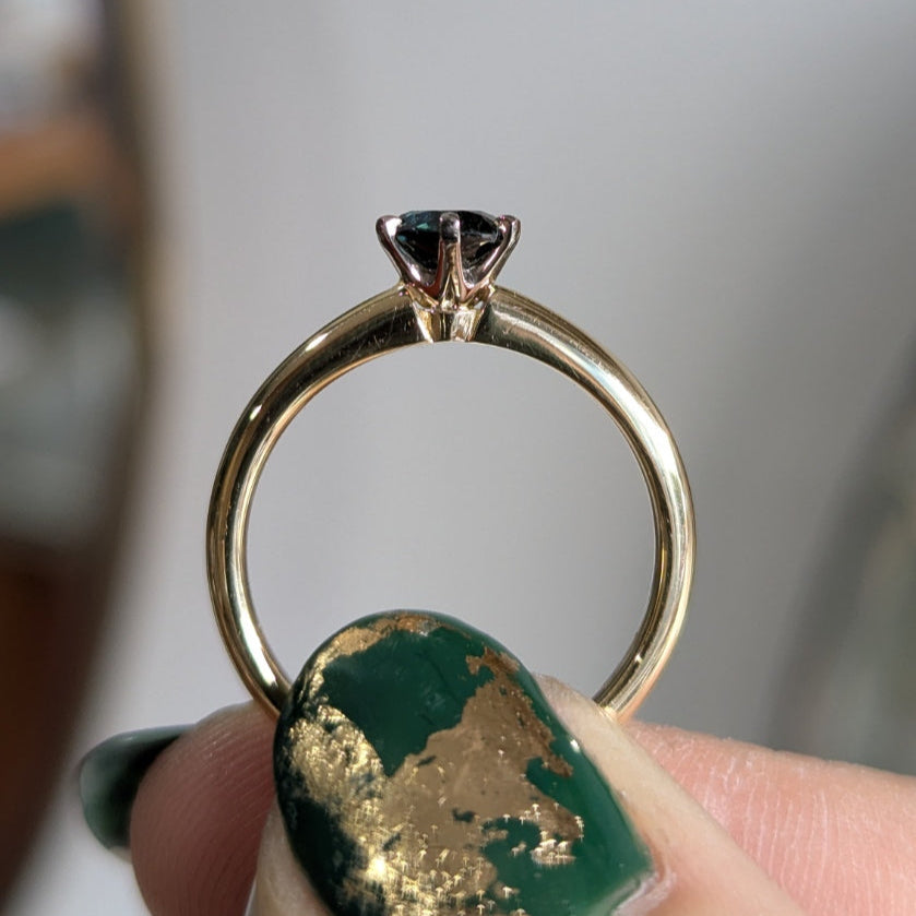 Second Empire Paisley Ring - Sapphire