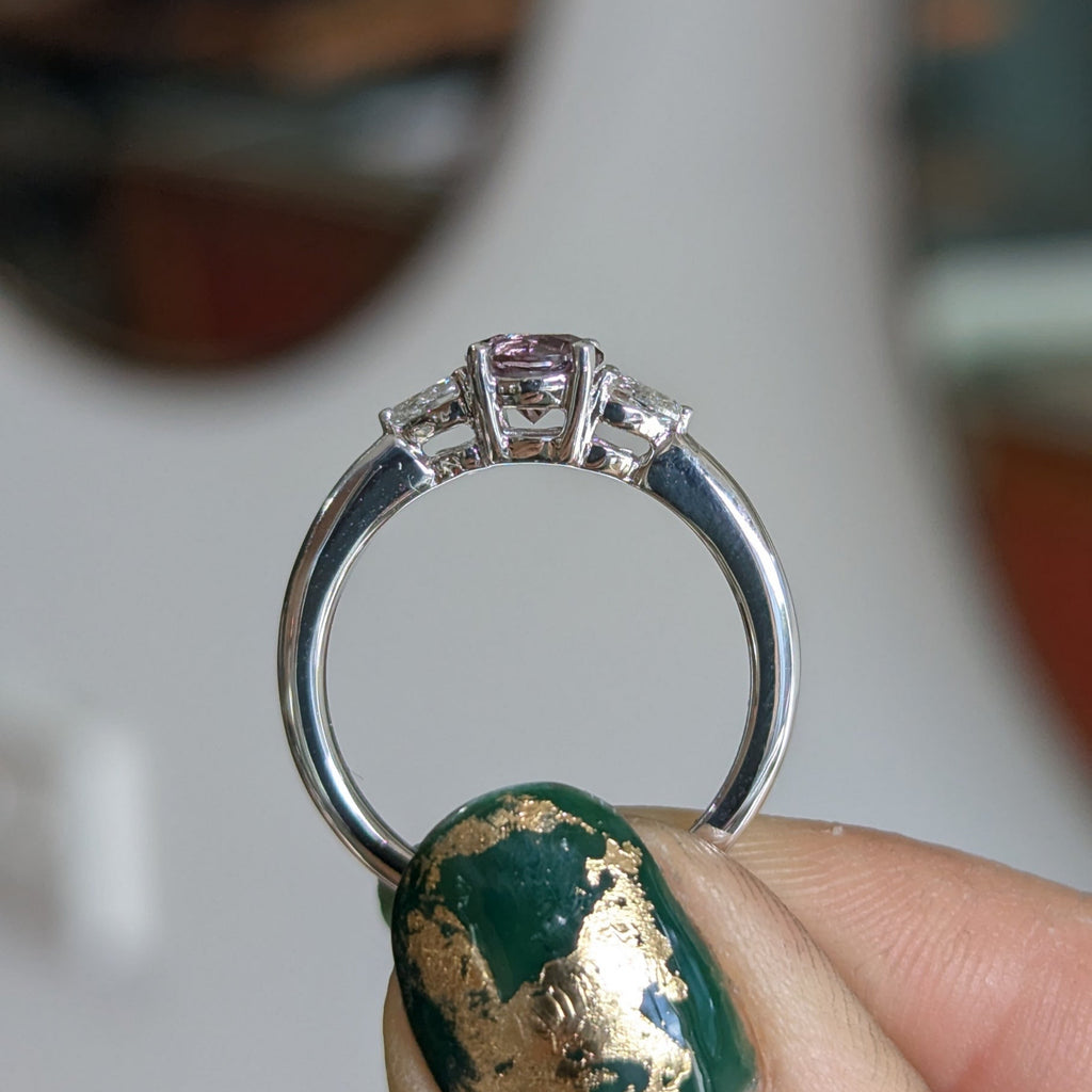 Second Empire Devon Ring - Purple Spinel