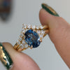 Second Empire Florentine Ring - Sapphire