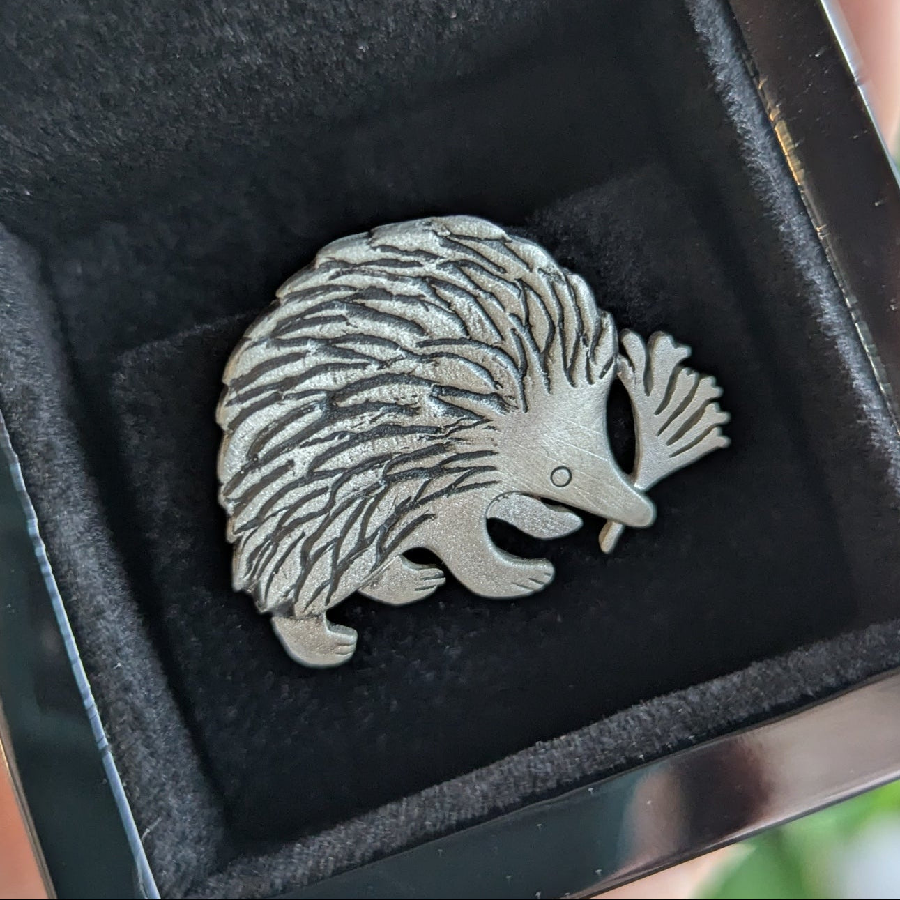 Sterling Silver Echidna Brooch
