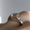 Second Empire Offset Ring - Diamond