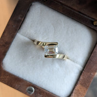 Second Empire Offset Ring - Diamond