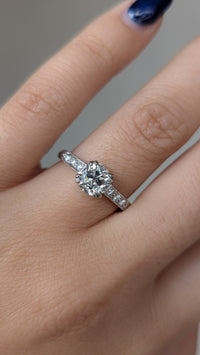 European Old Cut 1.13ct Diamond Ring