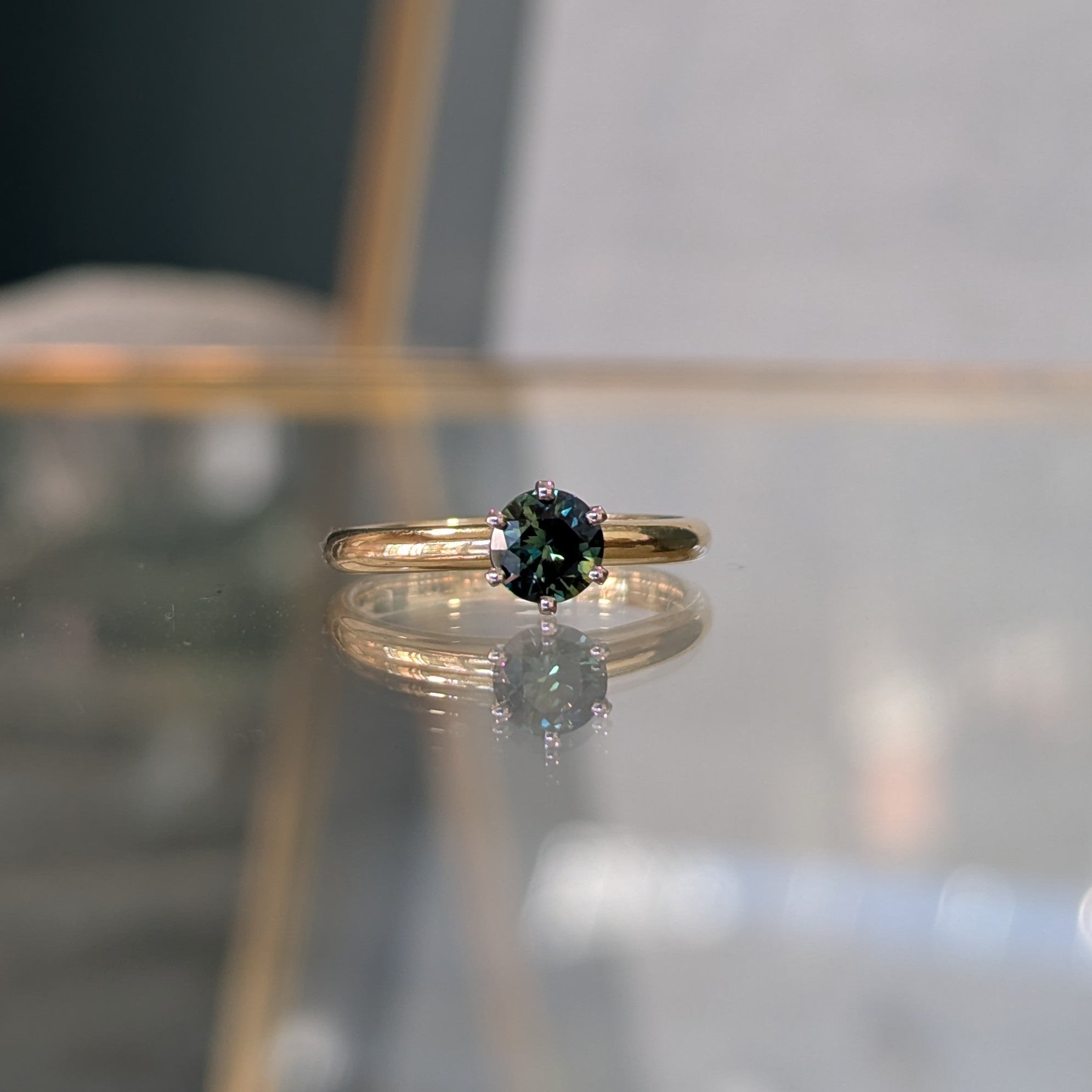 Second Empire Paisley Ring - Sapphire