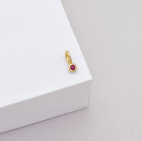 Linda Tahija - Tiny Ruby Charm 9ct Gold