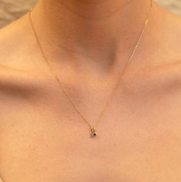 Linda Tahija - Tiny Sapphire Charm 9ct Gold