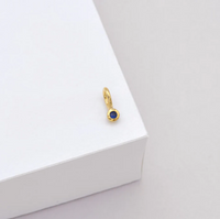 Linda Tahija - Tiny Sapphire Charm 9ct Gold