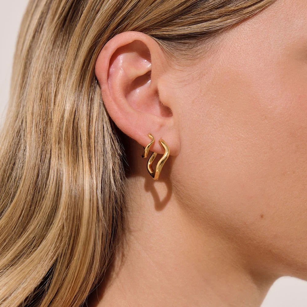 Linda Tahija - Cascade Hoop Earrings