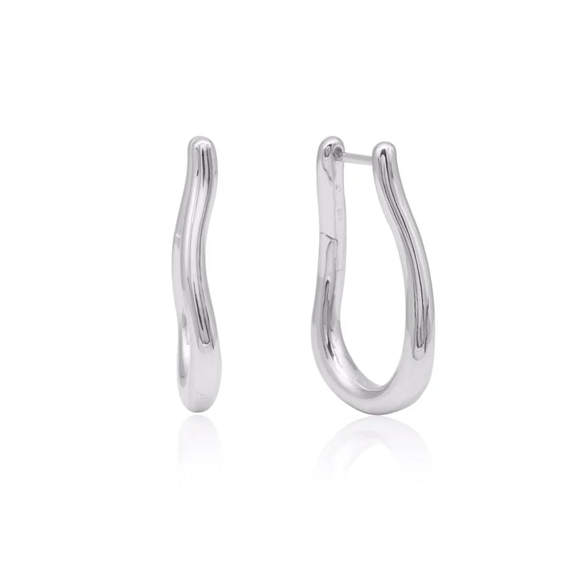 Linda Tahija - Curve Max Hoop Earrings