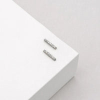 Linda Tahija - Double Diamond Bar Stud