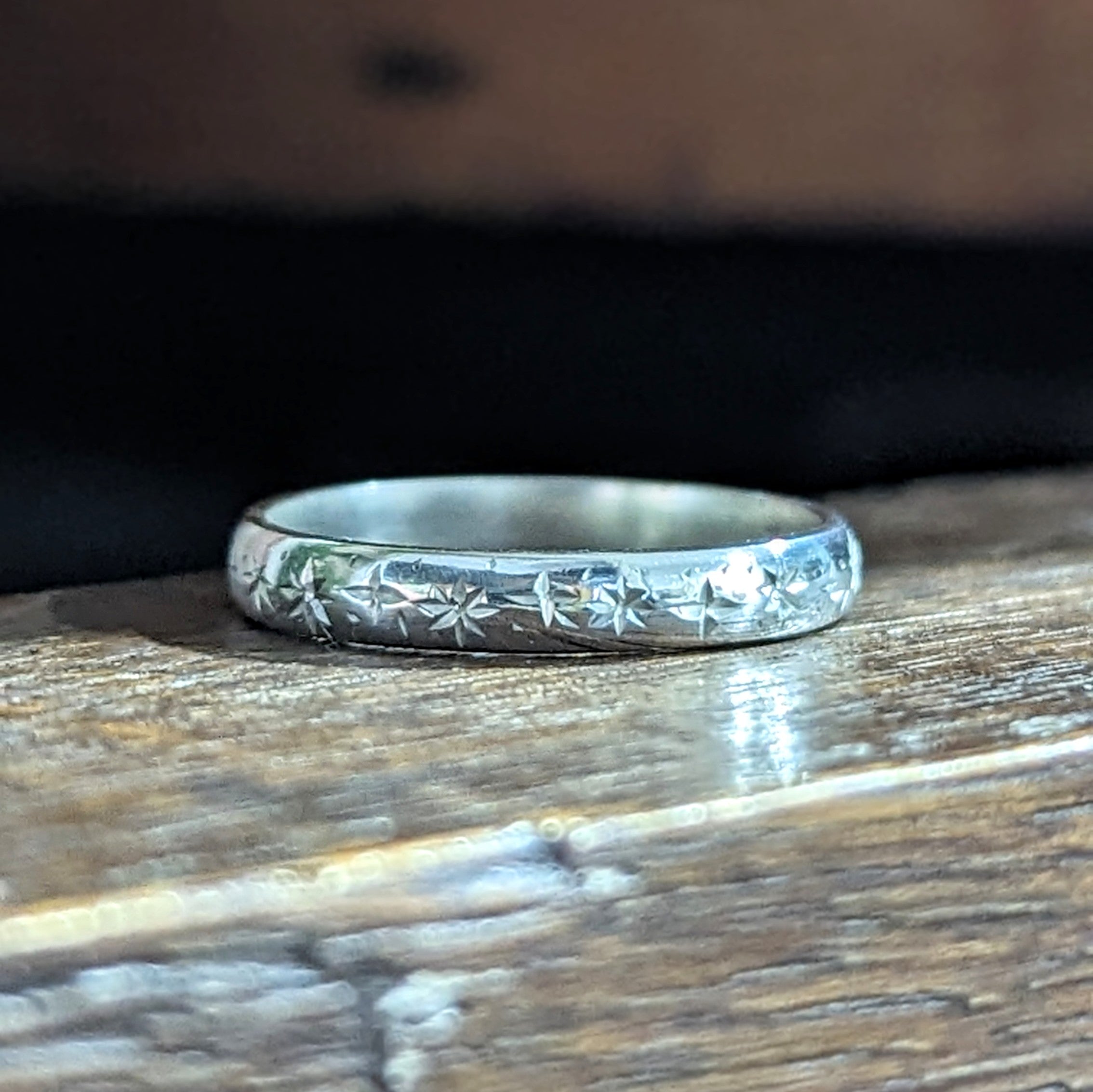 Stellar Sterling Silver Band