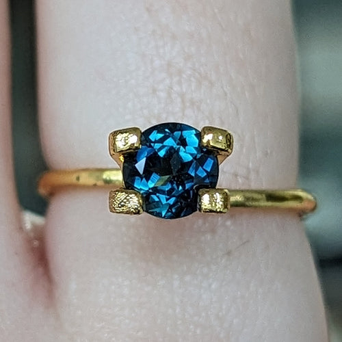 1.22ct Sapphire - Australian Blue Parti