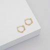 Linda Tahija - Mini Organica Huggie Earrings