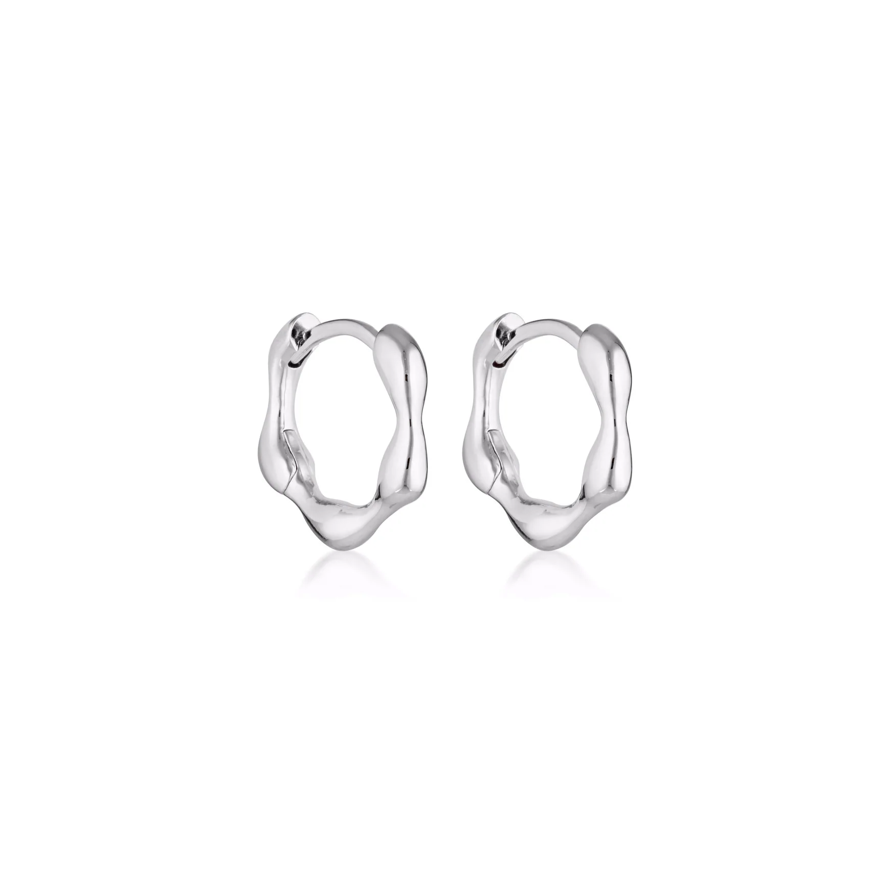 Linda Tahija - Mini Organica Huggie Earrings
