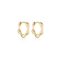 Linda Tahija - Mini Organica Huggie Earrings