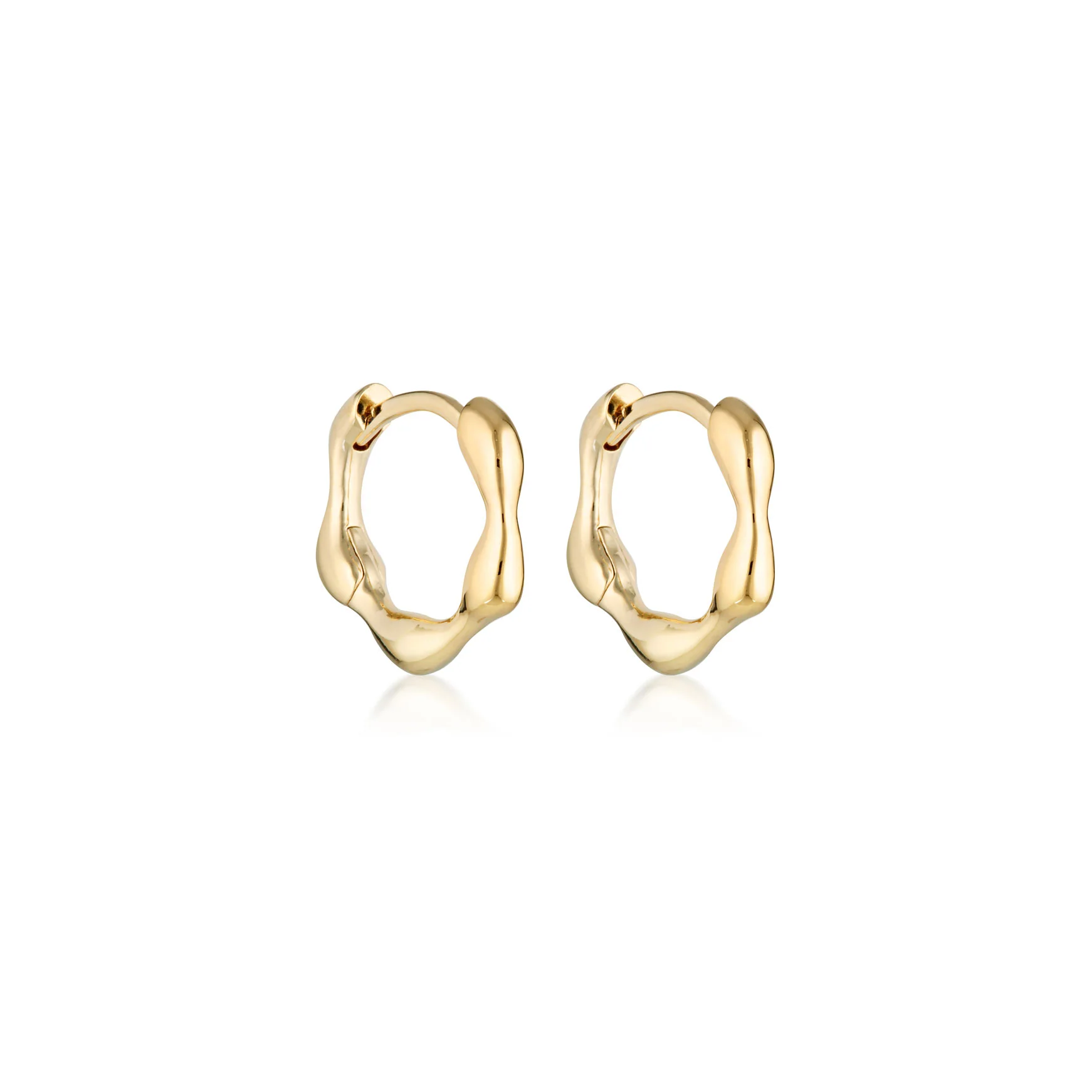 Linda Tahija - Mini Organica Huggie Earrings