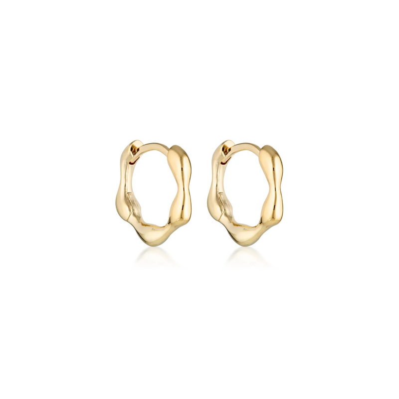 Linda Tahija - Mini Organica Huggie Earrings