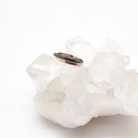 Russian Wedding Band - 9ct Rose Gold and Zirconium