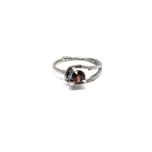 Kirra-Lea - Garnet Twig Ring