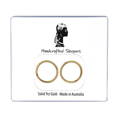 Sleepers - 9ct Yellow Gold Twist 10mm