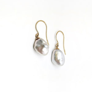Keshi Pearl Drop Earrings