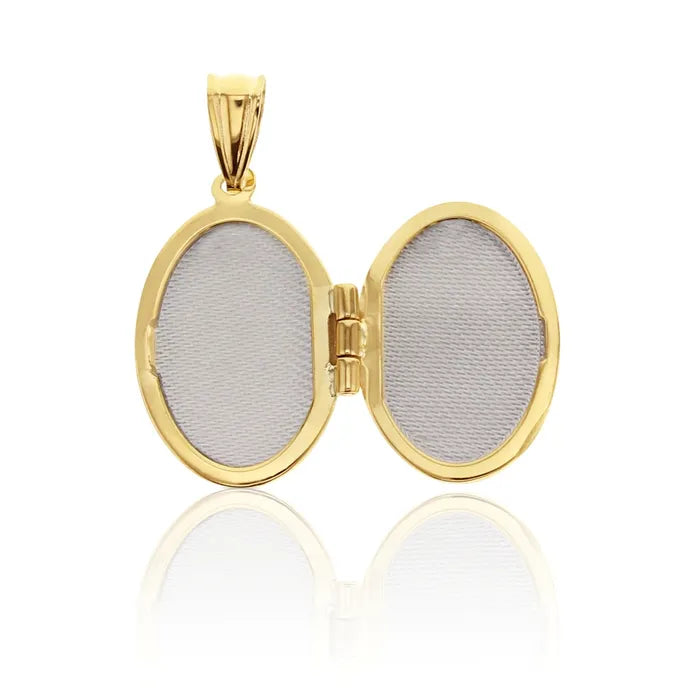 Oval Locket - 9ct Yellow Gold
