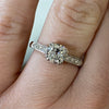 European Old Cut 1.13ct Diamond Ring