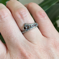 Kirra-Lea - Smokey Quartz Twig Ring