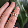 Kirra-Lea - Angel Hair Vine Ring with Mint Quartz