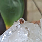 Mosaic Halo Zircon Ring