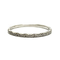 Digby and Iona - Petite Wave Ring - 18ct White Gold