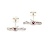 Kirra-Lea - Coastal Tea Tree Twig Studs with Garnets
